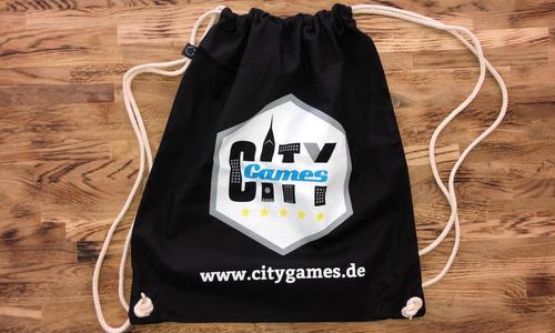 CityGames Leipzig Student Tour Sportbeutel schwarz